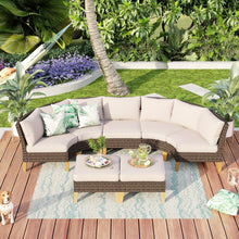 Polyrattan Lounge Set mit wasserdichtem Cushion PRO Fabric