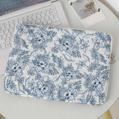 Laptoptasche Blumenmuster für MacBook Air/Pro 13/14/15 Zoll