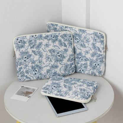 Laptoptasche Blumenmuster für MacBook Air/Pro 13/14/15 Zoll