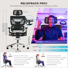 MELOKEA Bürostuhl 200KG Rückenstütze 2.0 4D+Magic Armlehnen