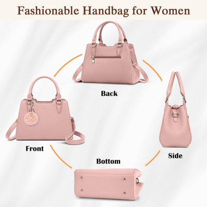 Damen Handtasche Mittelgroß Leder Tote Umhängetasche Schultertasche