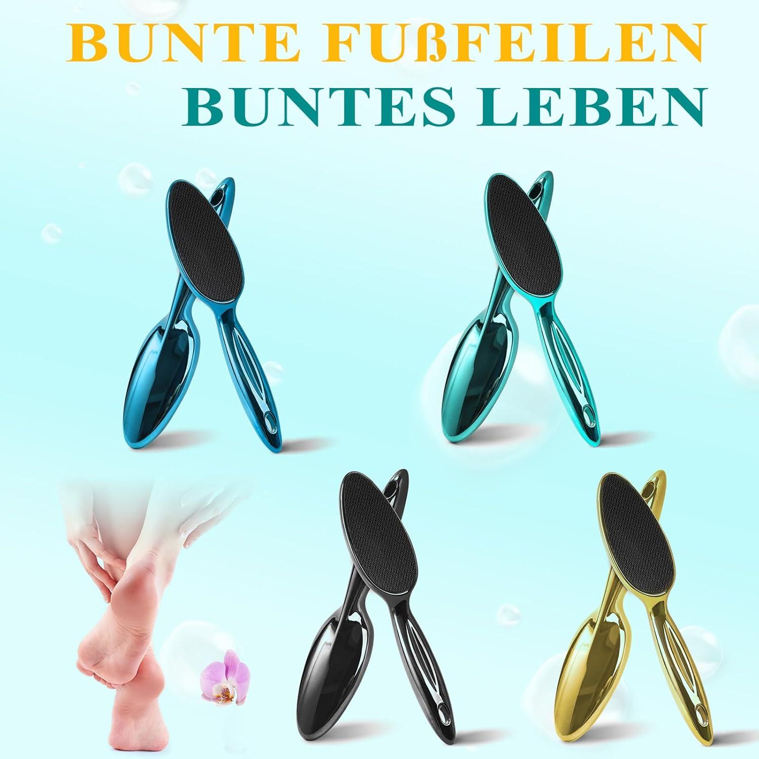 Nano Glas Fußfeile Hornhautentferner Effiziente Pediküre Blau
