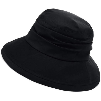 Faltbarer Damen Regenhut wasserdicht mit Kinnband & UPF50+