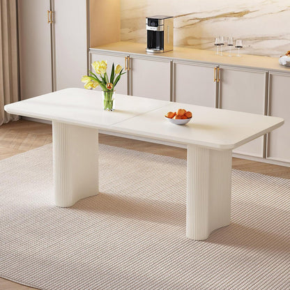 Weißer Esstisch 160 cm – Modern & Platzsparend für 4-6 Personen