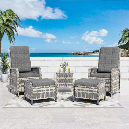 Polyrattan Lounge Set 2 Personen Gartenmöbel Sitzgruppe Tisch