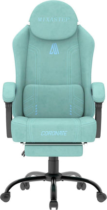 Ergonomischer Gaming Stuhl mit 360° Drehfunktion in Blau
