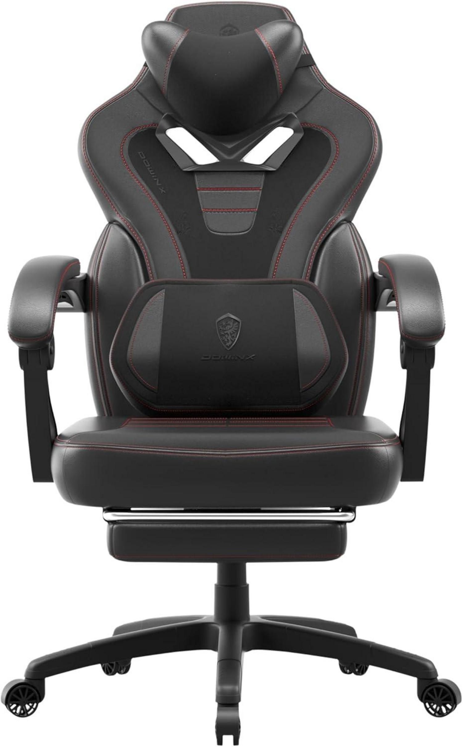 Gaming Stuhl mit Fußstütze und Massagefunktion für Erwachsene