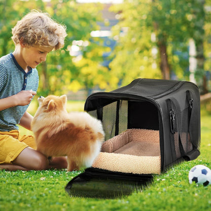 Transporttasche Katze & Hund – Schwarz, 48,5 x 31 x 31,5 cm