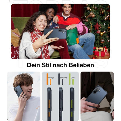 Militärschutz Hülle Samsung Galaxy A56 5G – Stoßfest & Kratzfest Schwarz