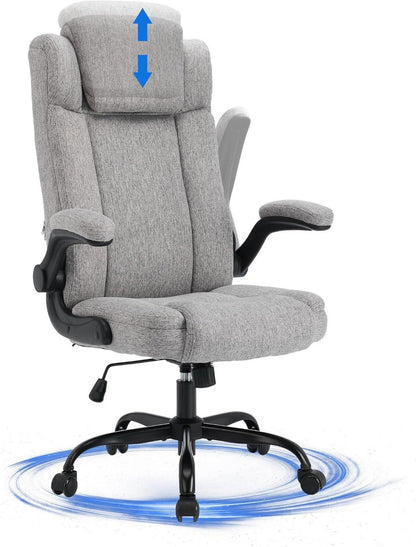 Ergonomischer Bürostuhl 150KG Belastbarkeit Schaukeln Hoher Rücken