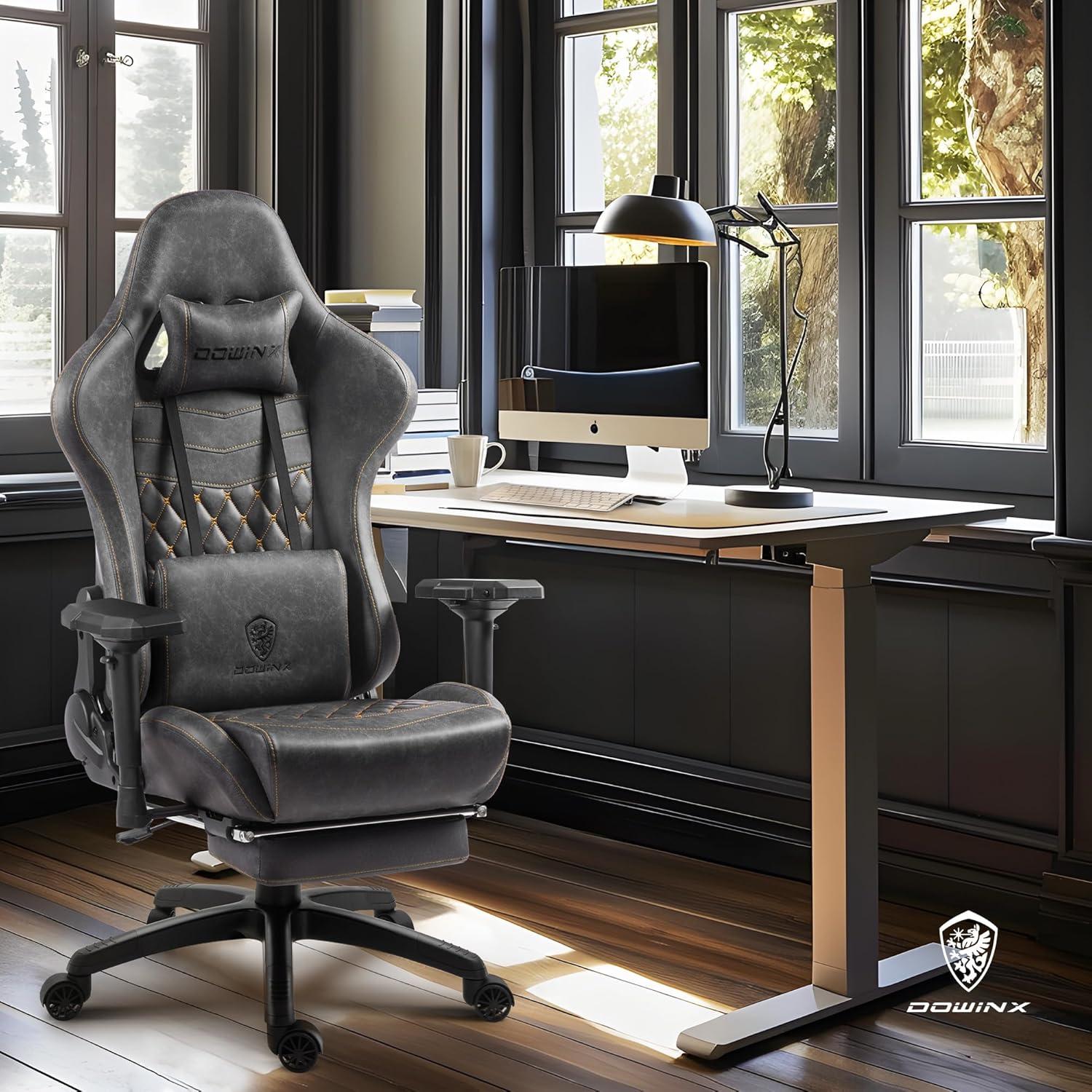 Dowinx Gaming Stuhl Bürostuhl Ergonomischer PC mit Massage