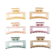 6er Set Acryl Haarklammern Groß Damen Starke Clips Dünnes & Dickes