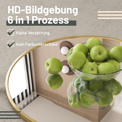 Ganzkörperspiegel Bogenförmig Gold | 193x86cm, Stehend & Wandmontage