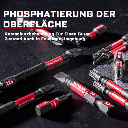 Schlagfester Torx T40 Schrauberbitsatz 50mm, 30 Stück mit Magnet-Bit-Halter
