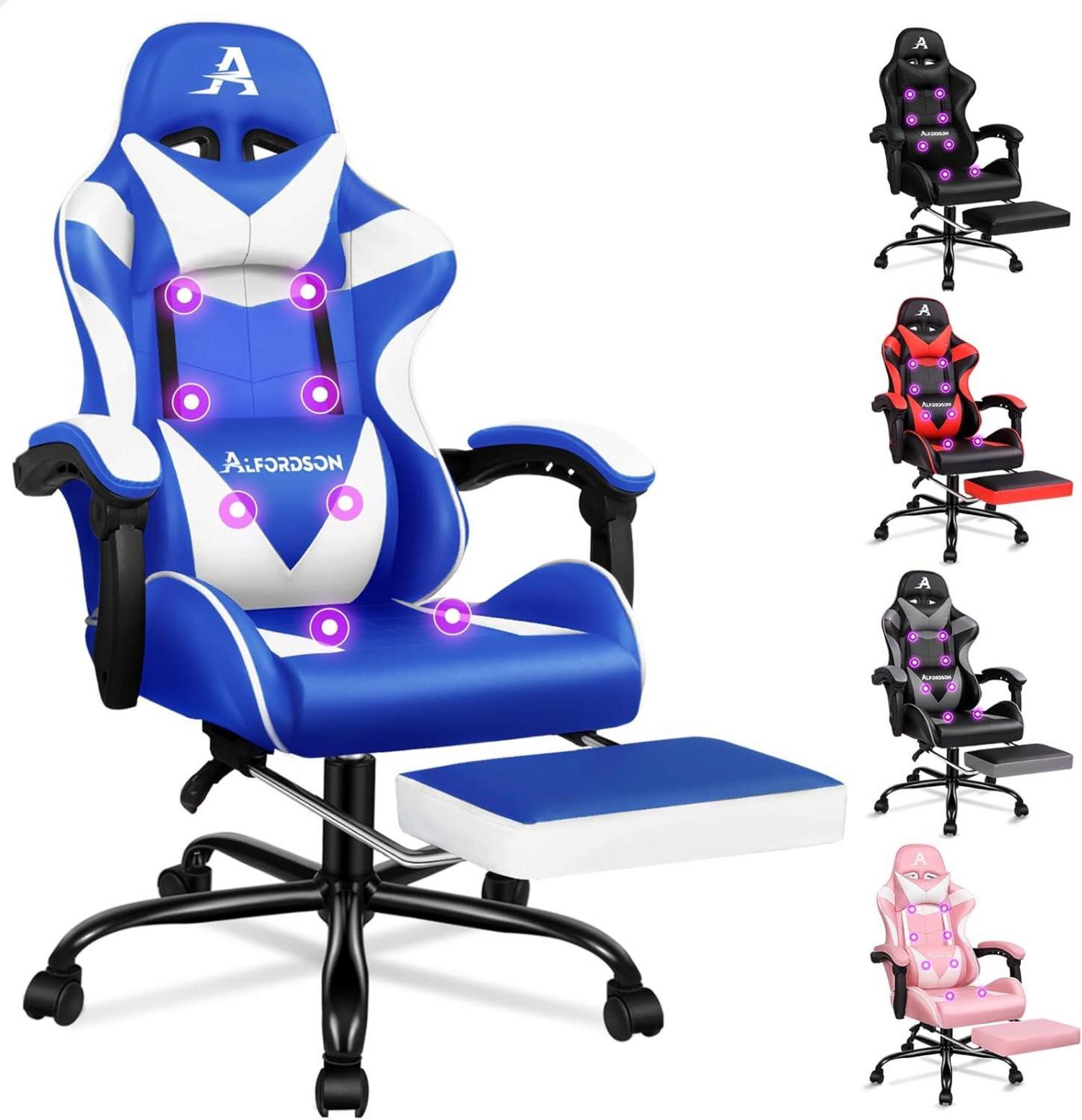 Gaming-Stuhl mit Massagepunkten und