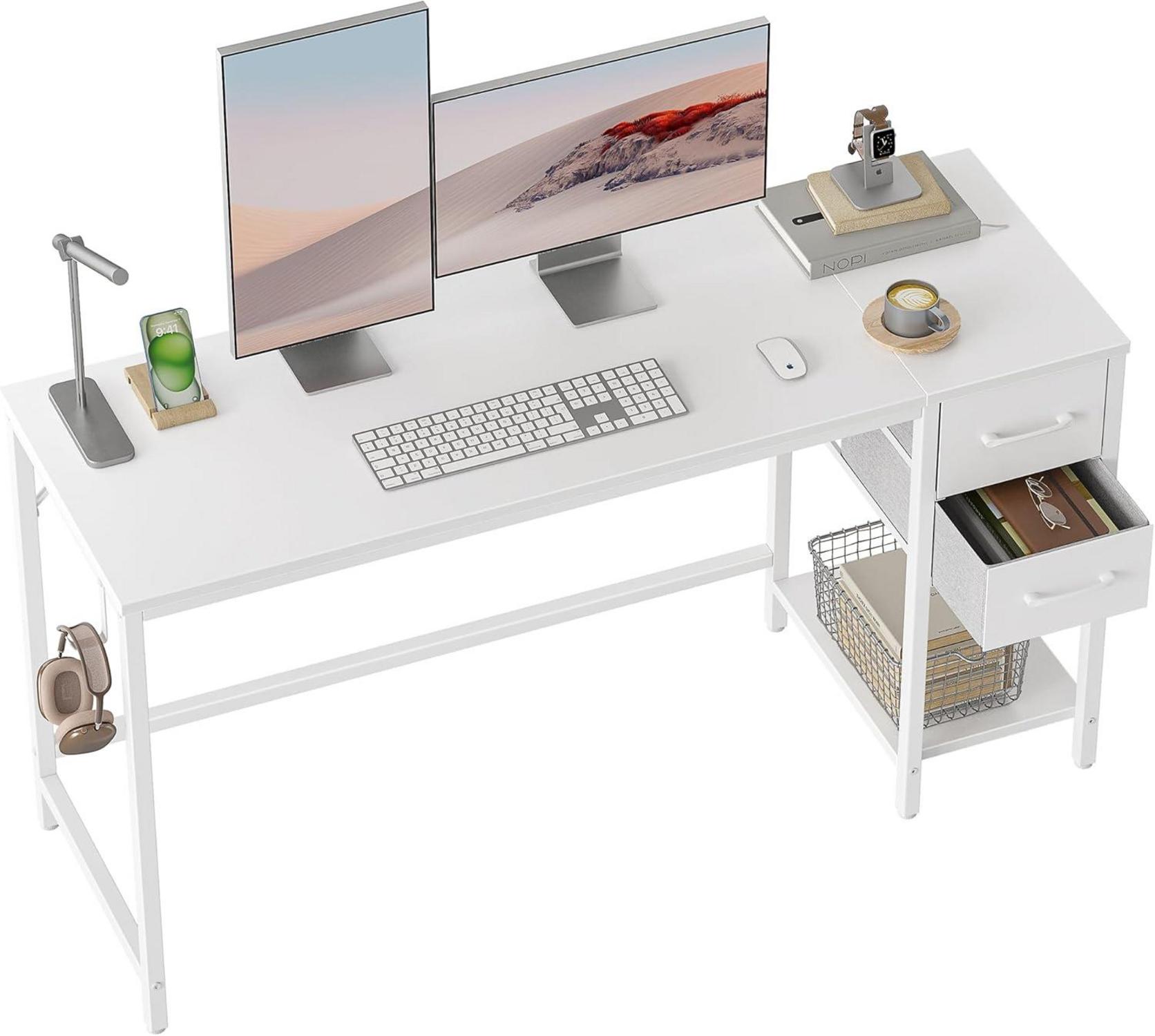 Schreibtisch mit Schubladen 140x50x75cm