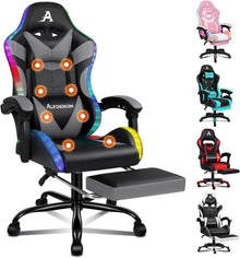 Massage-Gaming-Stuhl mit LED und
