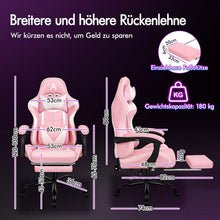 Gamer-Stuhl Gaming Stuhl 8 Massagepunkten höhenverstellbar