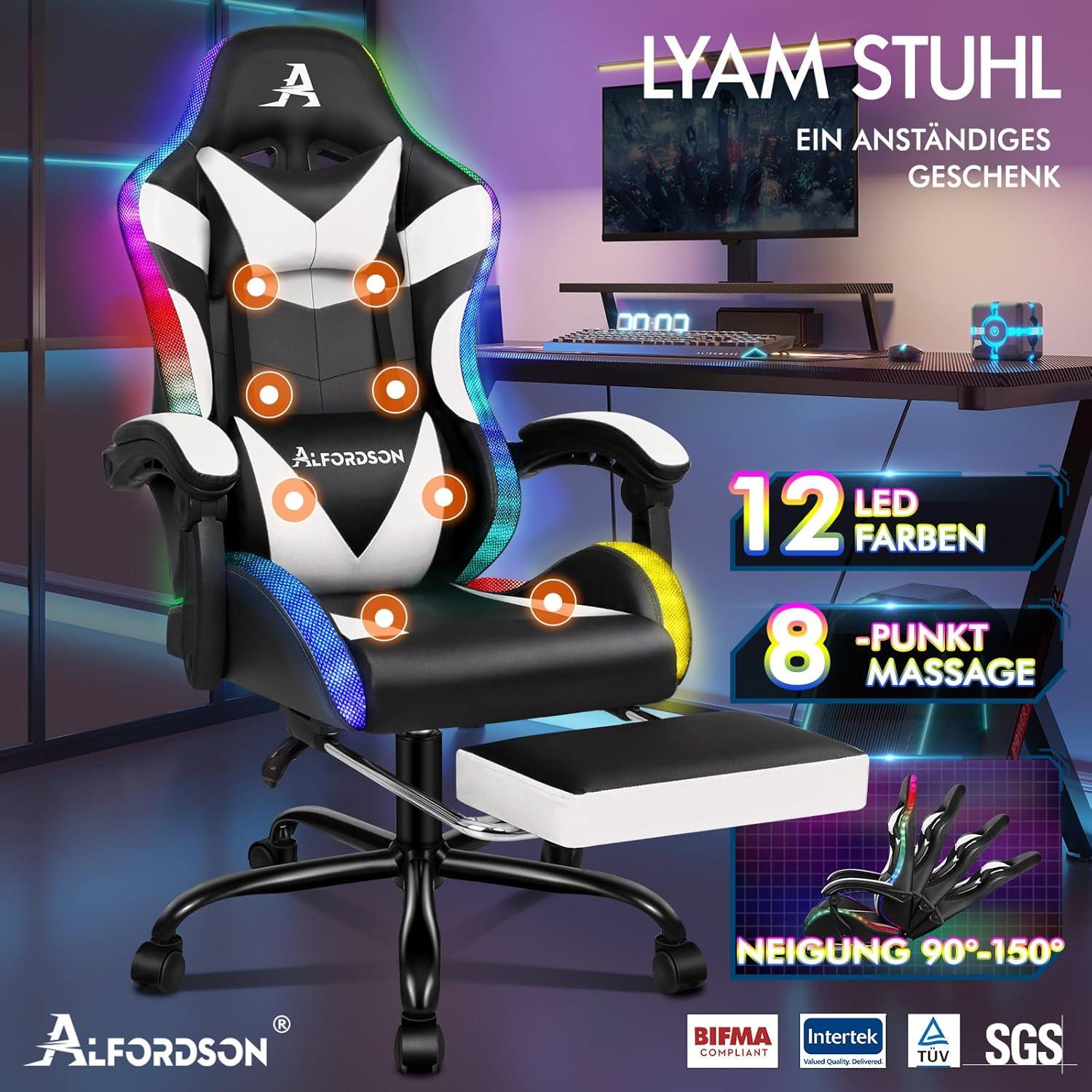 Massage-Gaming-Stuhl mit
