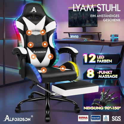 Massage-Gaming-Stuhl mit