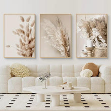 Boho Poster Set 3er Strand Landschaft Wandbilder Leinwand