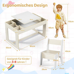 Kindersitzgruppe mit Stauraum und Tischplatte