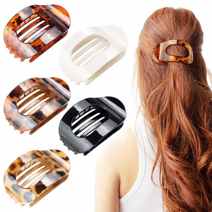 5 Stk. Flache Haarspangen Damen - Groß, Leicht & Rutschfest
