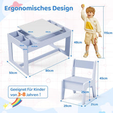 Kindersitzgruppe mit Stauraum und wendbarer
