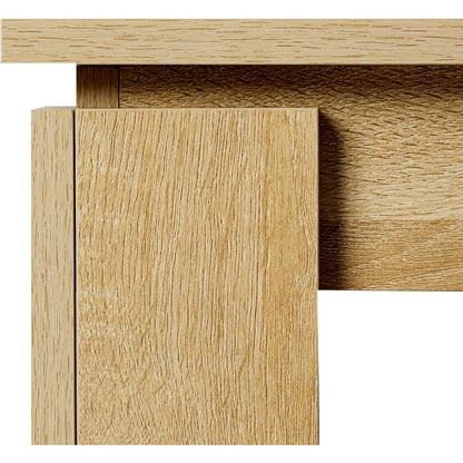 Essgruppe Esstisch 160cm Eiche & 6 Esszimmerstühle Weiß