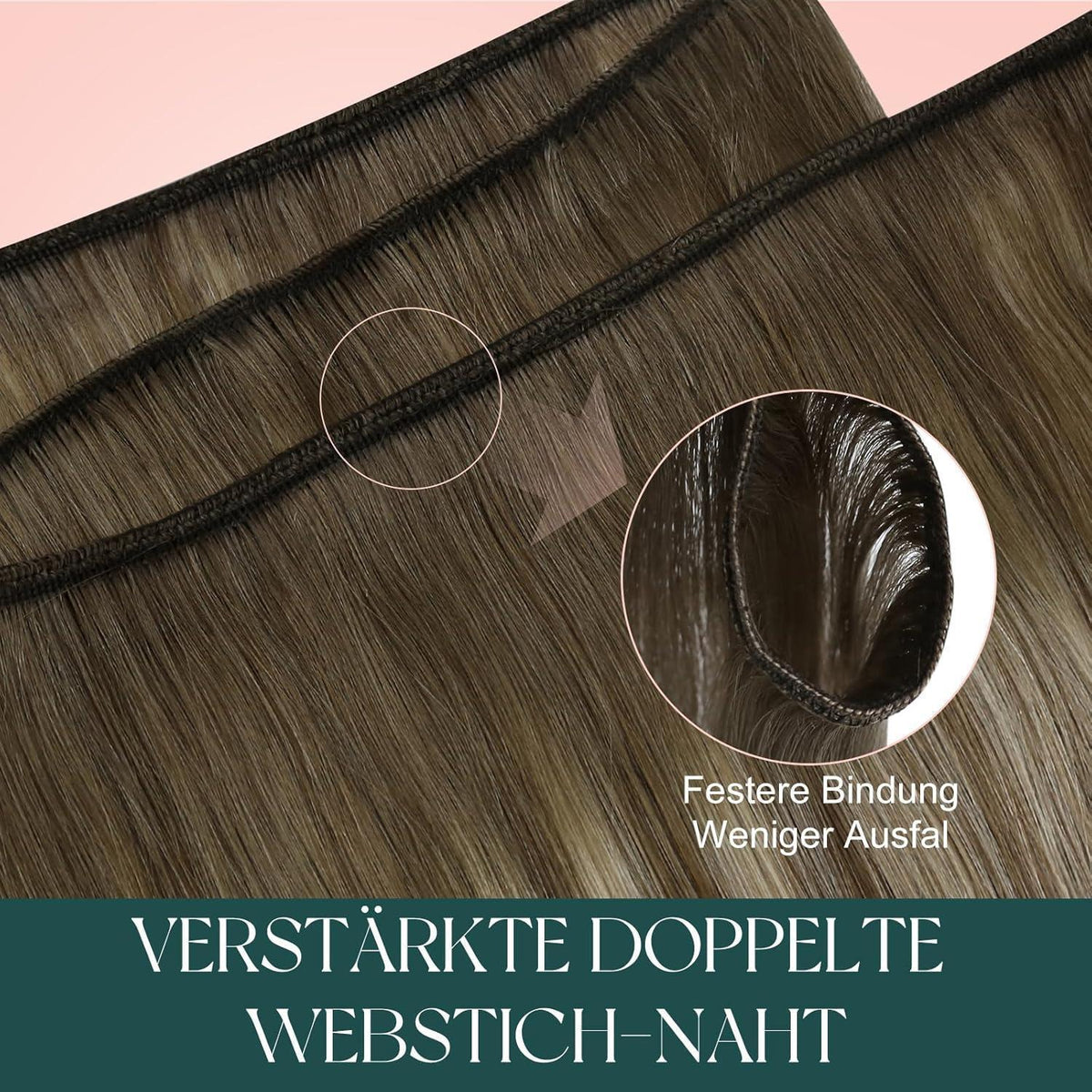 Echthaar Tressen Bundles Blond 30cm – Remy Human Hair #1000