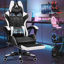 Gaming-Stuhl mit Fußstütze - Ergonomischer Bürostuhl 150° Neigung