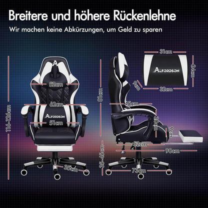 ALFORDSON Gaming-Stuhl mit