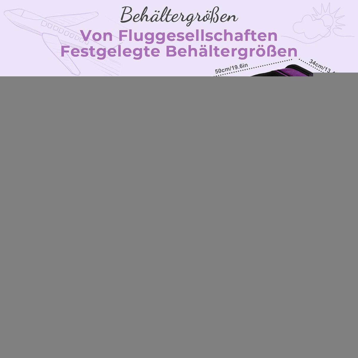 Faltbare Katzentransportbox L – Tragetasche für Katze & Hund 5kg