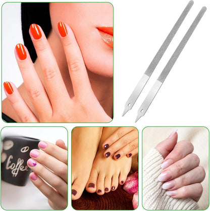2er Set Nagelfeilen Naturnägel Grob Feilen Maniküre Pediküre