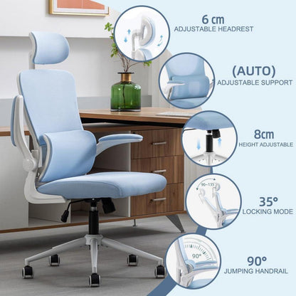 Ergonomischer Bürostuhl mit Schaukelfunktion und Armlehnen