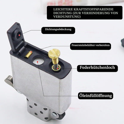 Feuerzeug Zubehör Set – Reparaturteil Paket für Benzinfeuerzeug