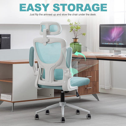 Ergonomischer Bürostuhl mit Kopfstütze und