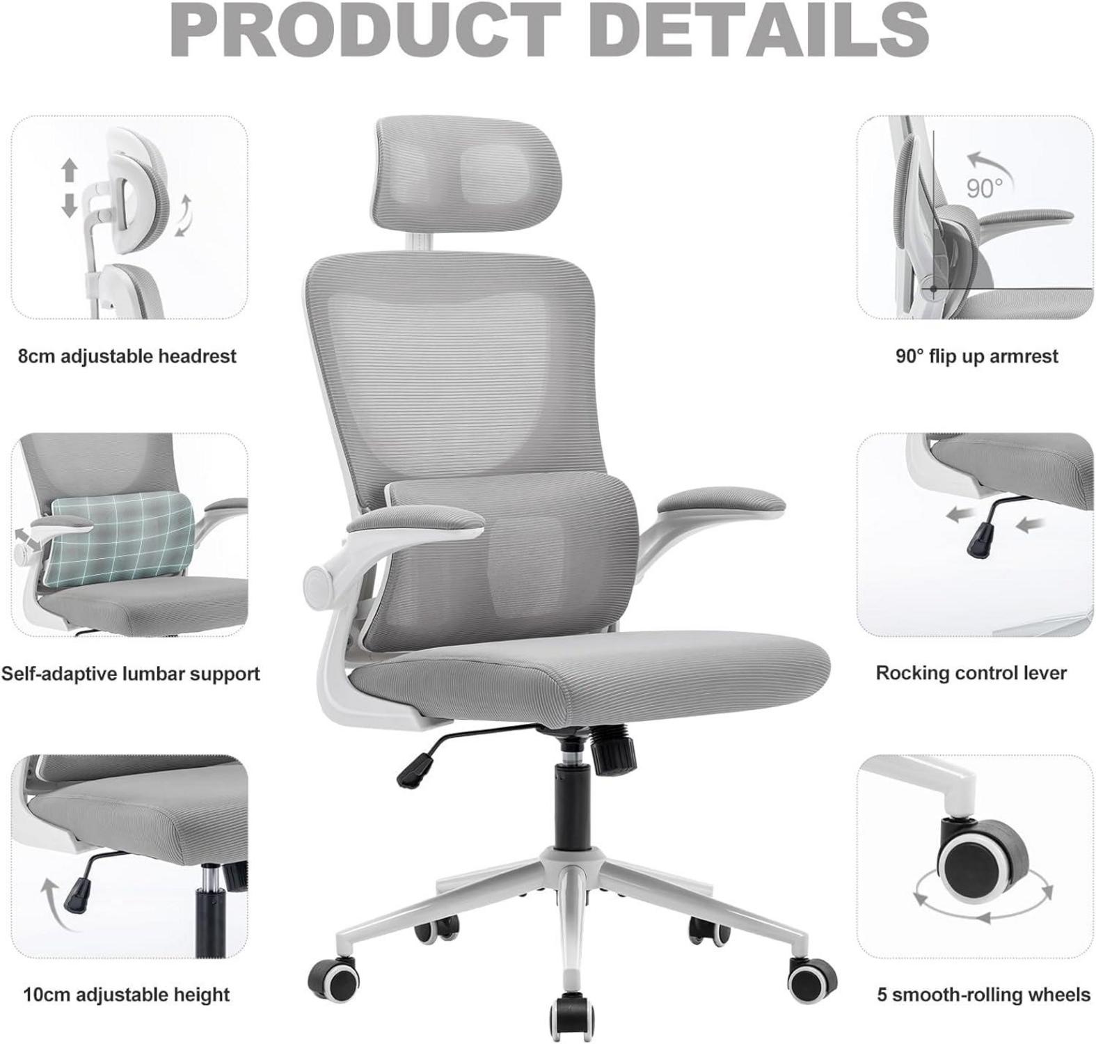 Ergonomischer Bürostuhl verstellbar mit