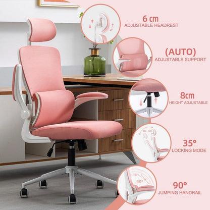 Ergonomischer Bürostuhl mit Schaukelfunktion und Armlehnen