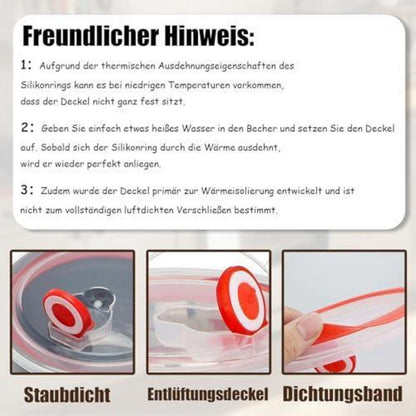 Große Keramiktasse 700ml - Kaffeebecher Blau