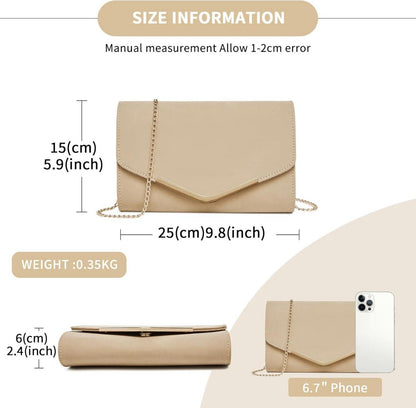 Damen Clutch Abendtasche Elegante Handtasche Hochzeit Umhängetasche Gold