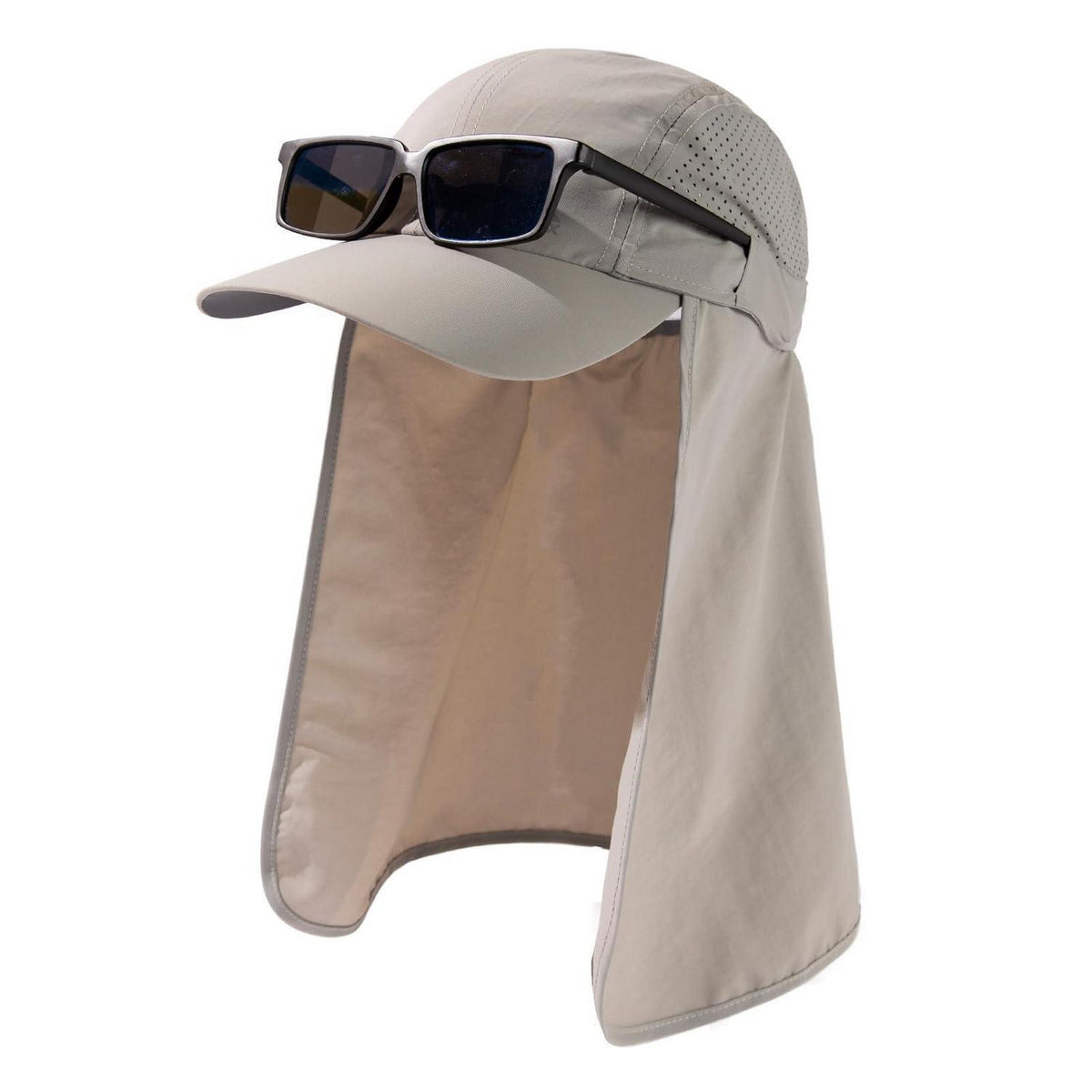 Baseball Cap Herren XL/XXL mit Nackenklappe & UV-Schutz