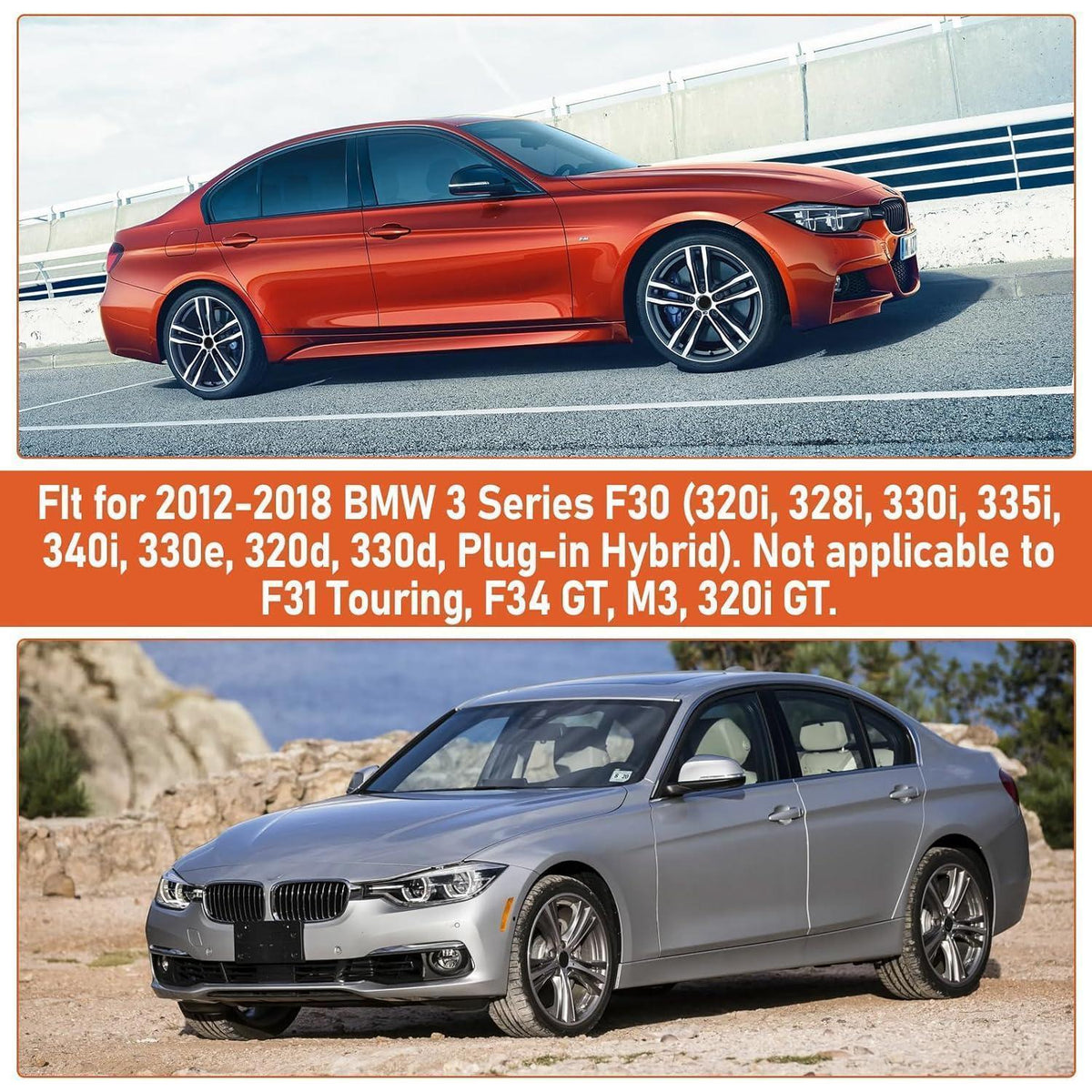 Autoabdeckung wasserdicht für BMW 3er (2012-2018) – Allwetterschutz