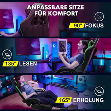 Gaming Stuhl mit Fußstütze Bürostuhl Ergonomisch