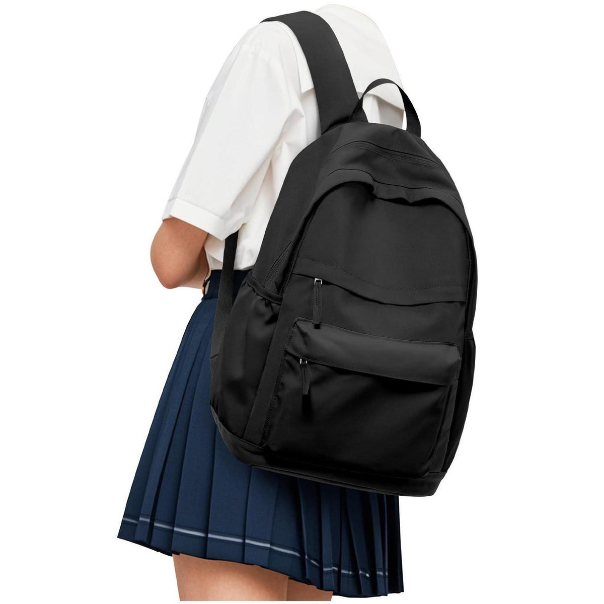 Schulrucksack Mädchen Schwarz – Laptopfach & Diebstahlschutz