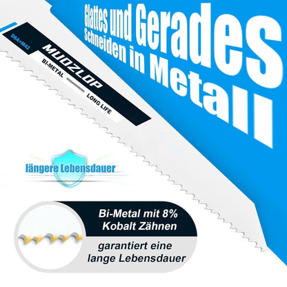 20er Säbelsägeblätter Set für Holz & Metall, CRV & BIM