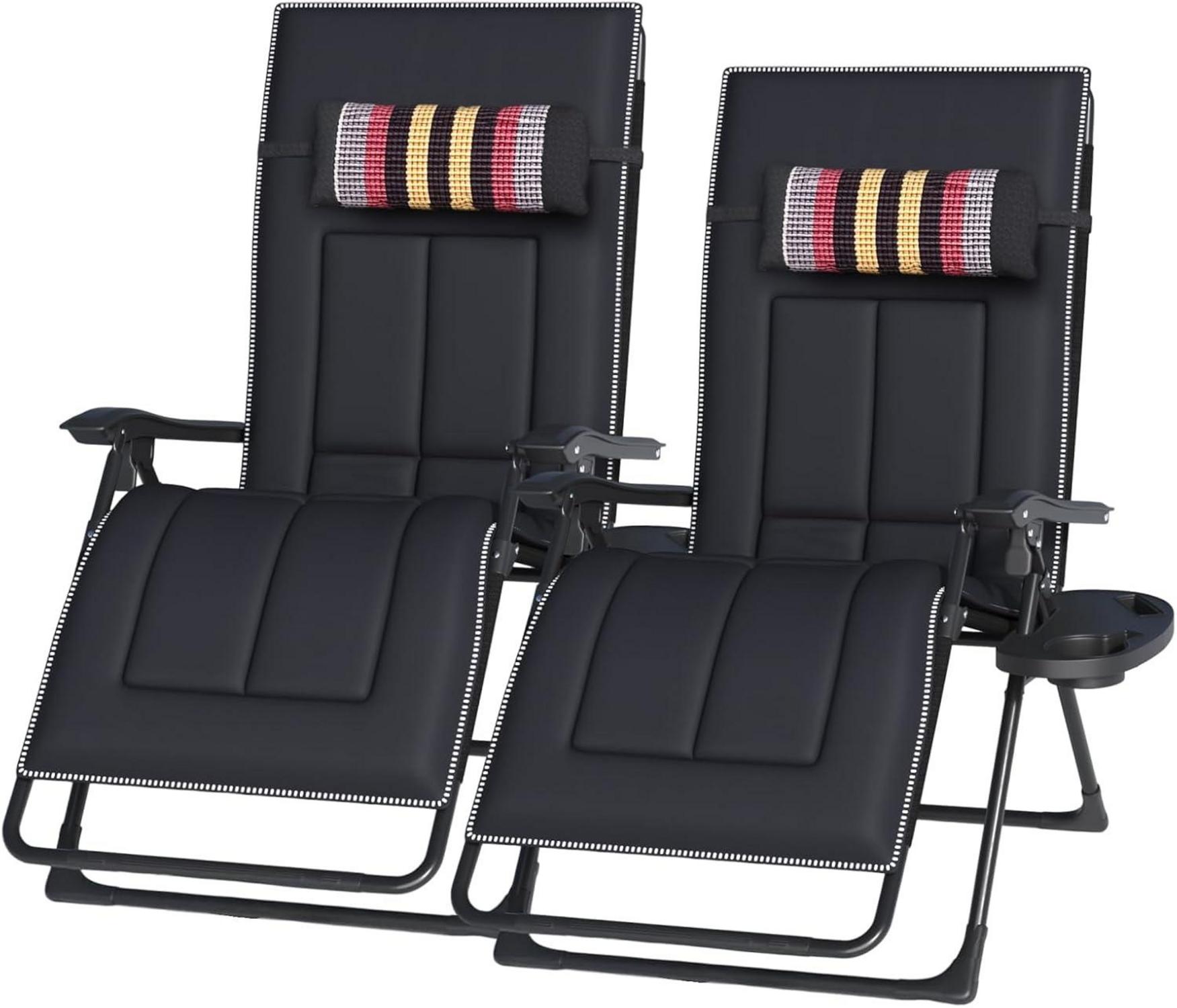 Sonnenliege Klappbar Extra Breit Verstellbare Rückenlehne Belastbar