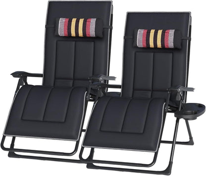 Sonnenliege Klappbar Extra Breit Verstellbare Rückenlehne Belastbar