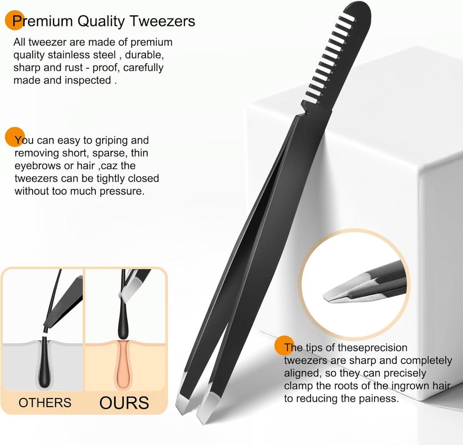 Pinzette Nagelschneider Set Augenbrauen Haar Grooming Tool