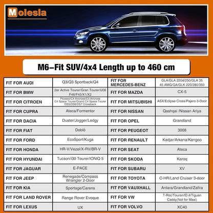 Wasserdichte SUV Autoabdeckung – Vollgarage, Wetterfest & Robust